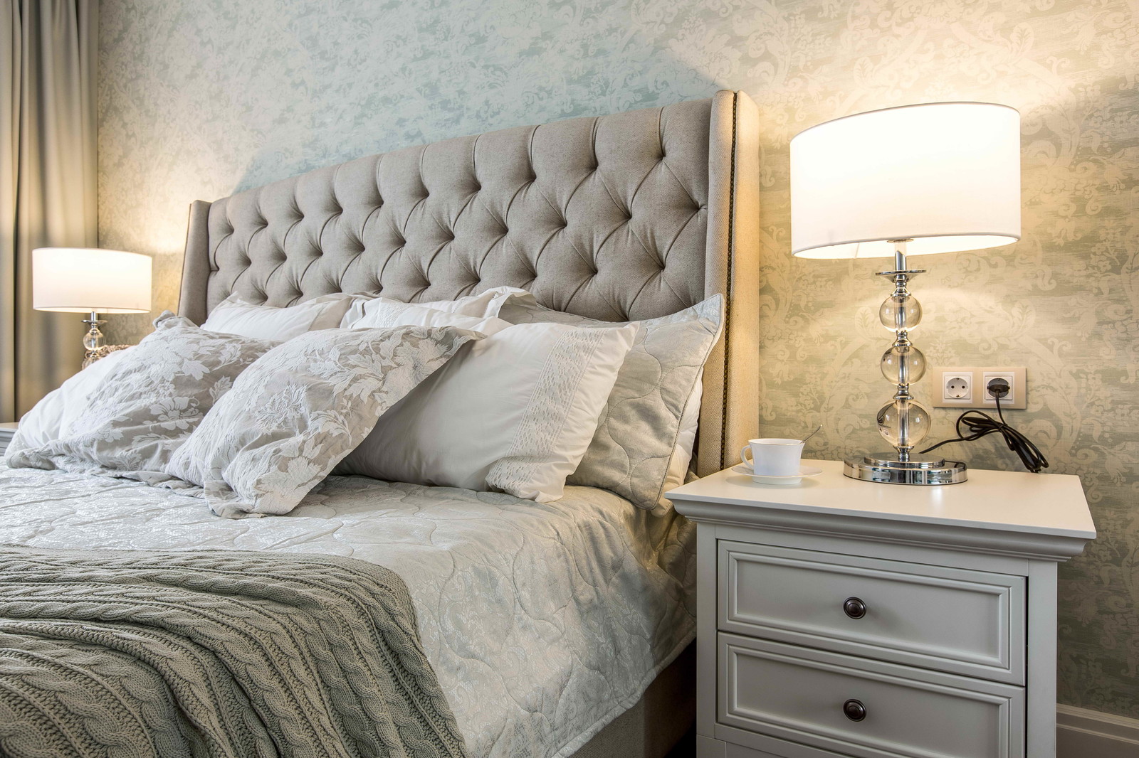 Интерьер с зелеными акцентами