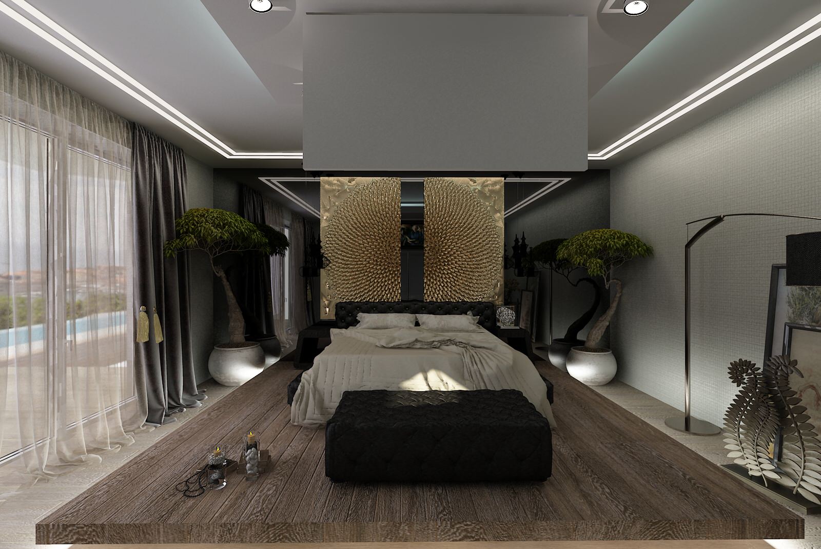 Спальня у моря