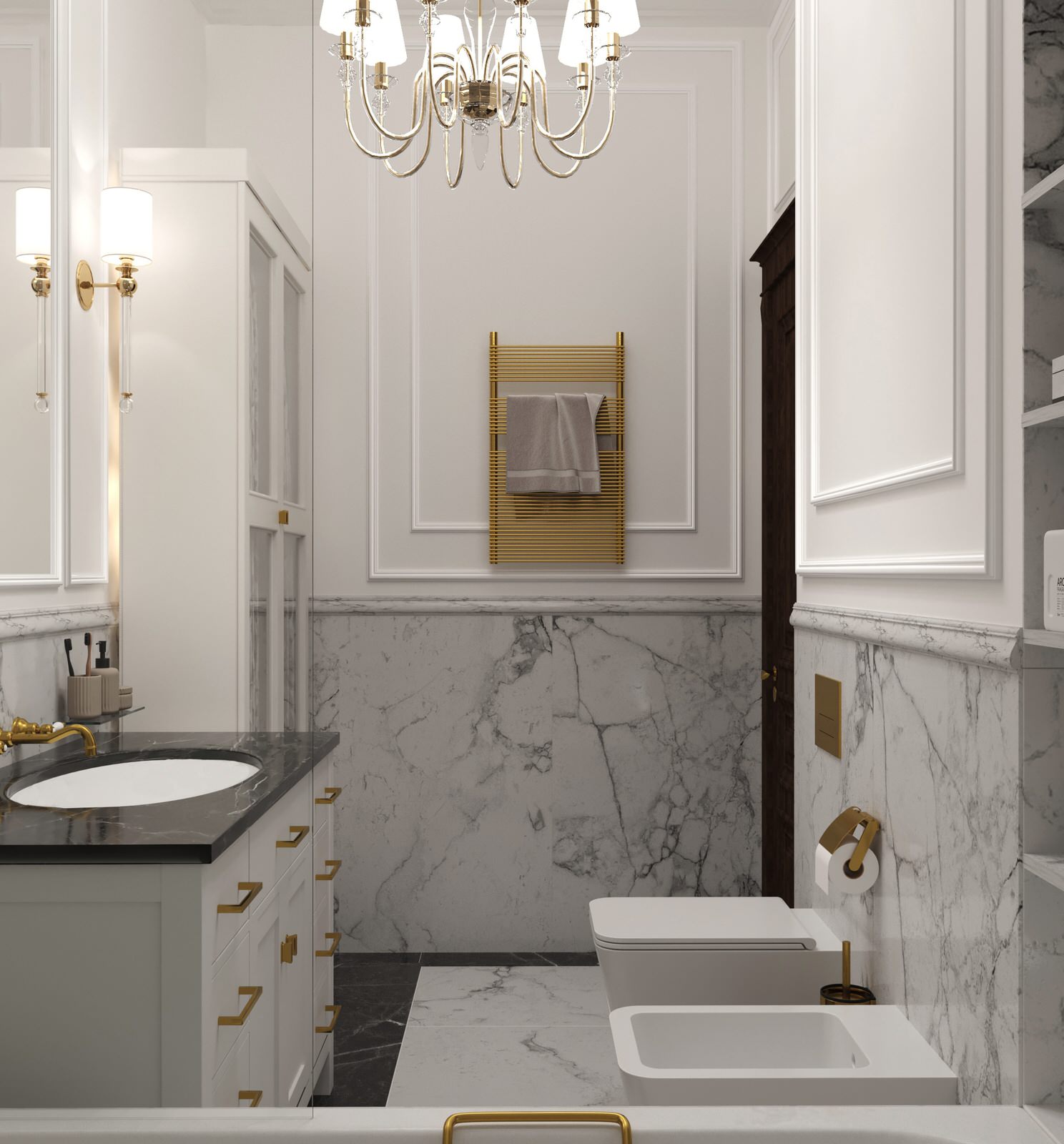 Спальня в классике