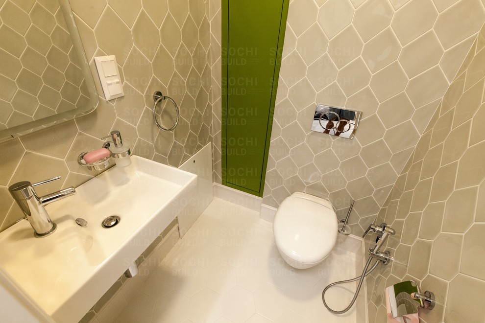 Квартира в ЖК «Актер Гэлакси», 78м², стиль: современная классика. Сочи