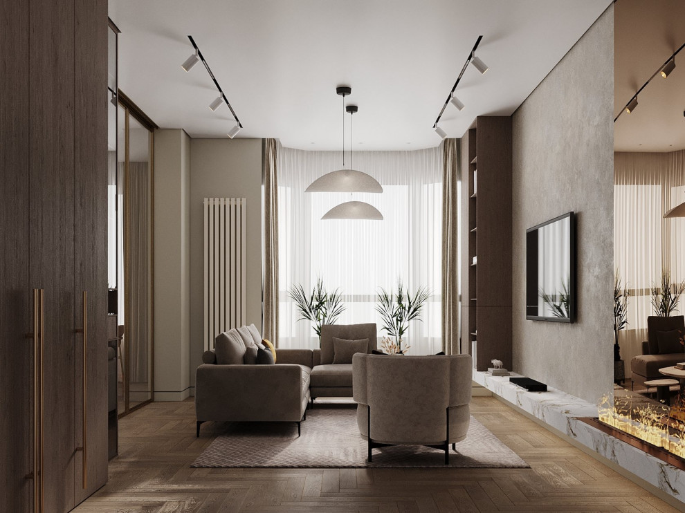 Дизайн интерьера квартиры в ЖК central avenue #PR-400