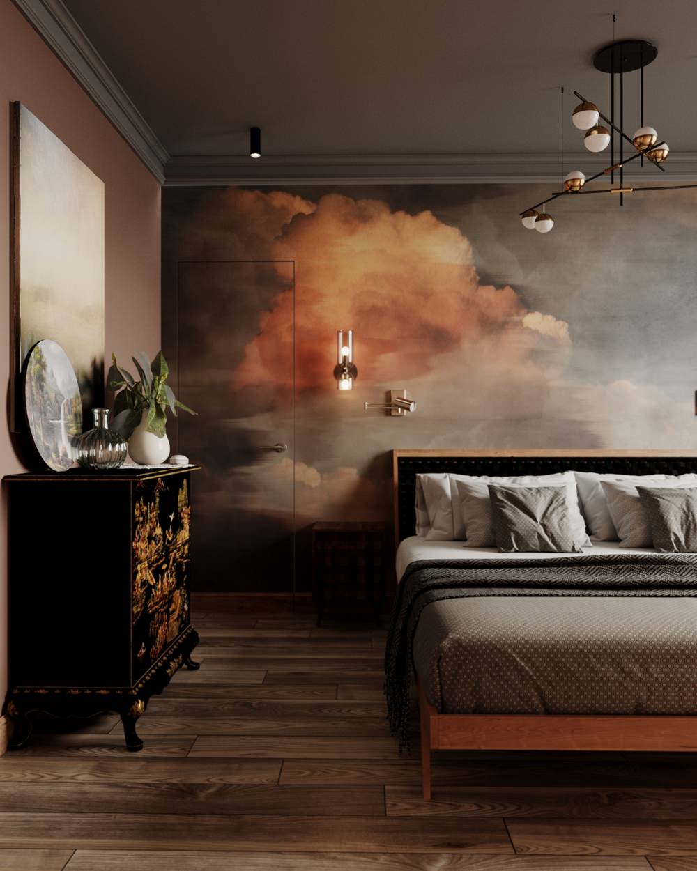 Загородный дом 147,7 м² с черными акцентами