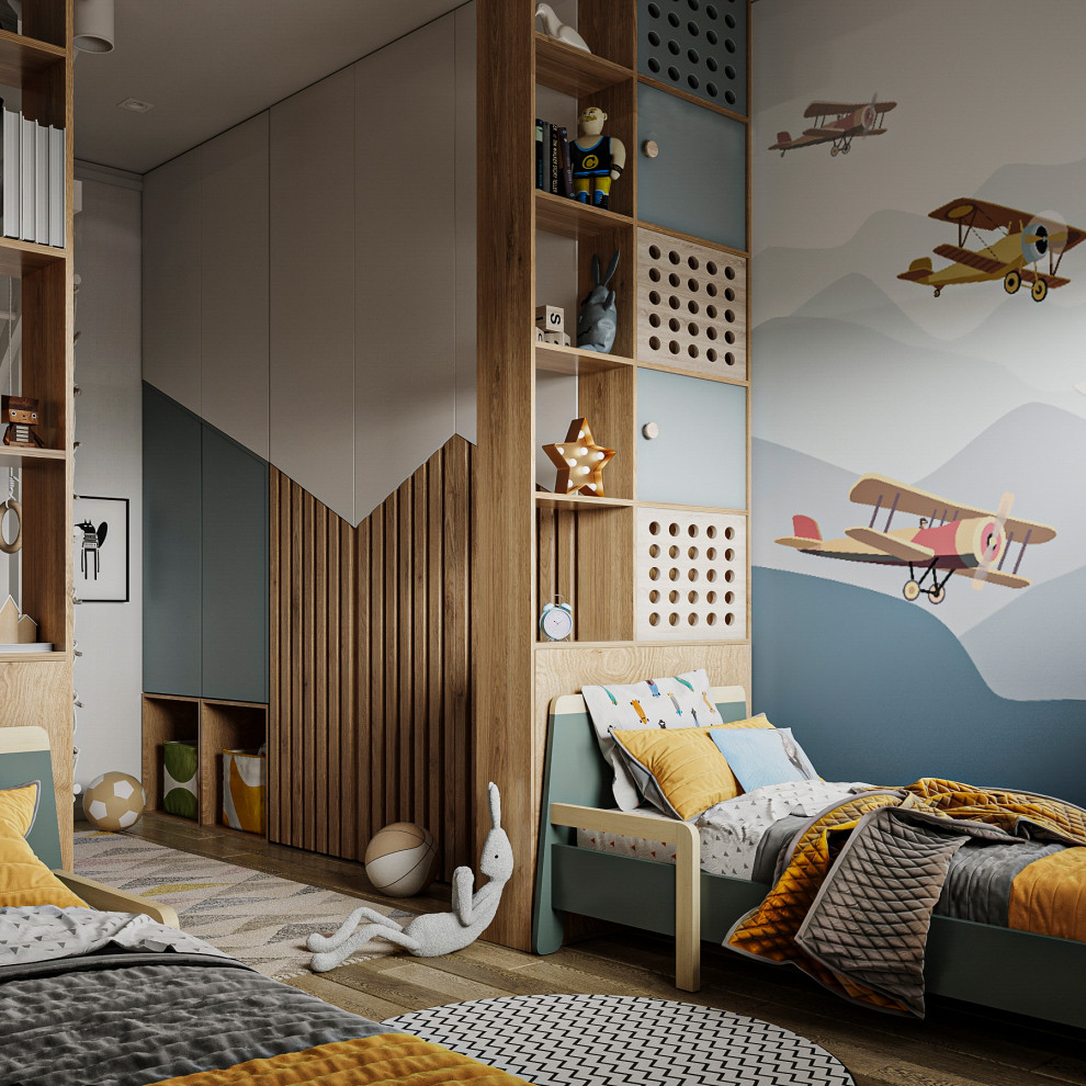 3-х комнатная квартира в скандинавском стиле, ЖК "Римский"