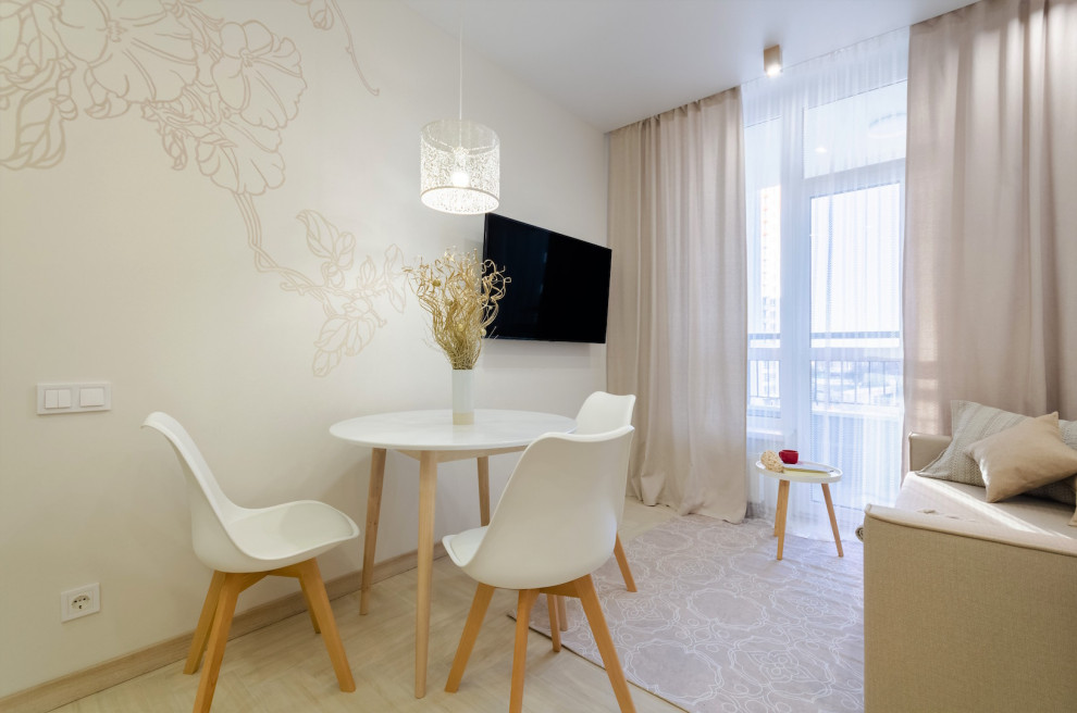 Легкий, расслабляющий интерьер в светлых тонах