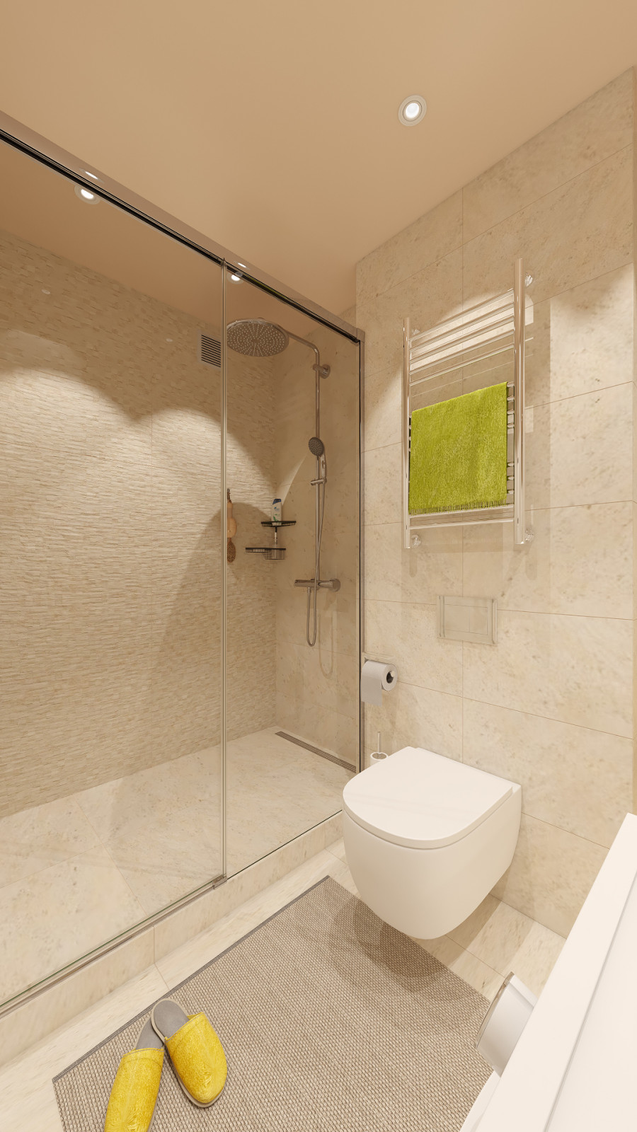 Дизайн двухкомнатной квартиры 44 м2