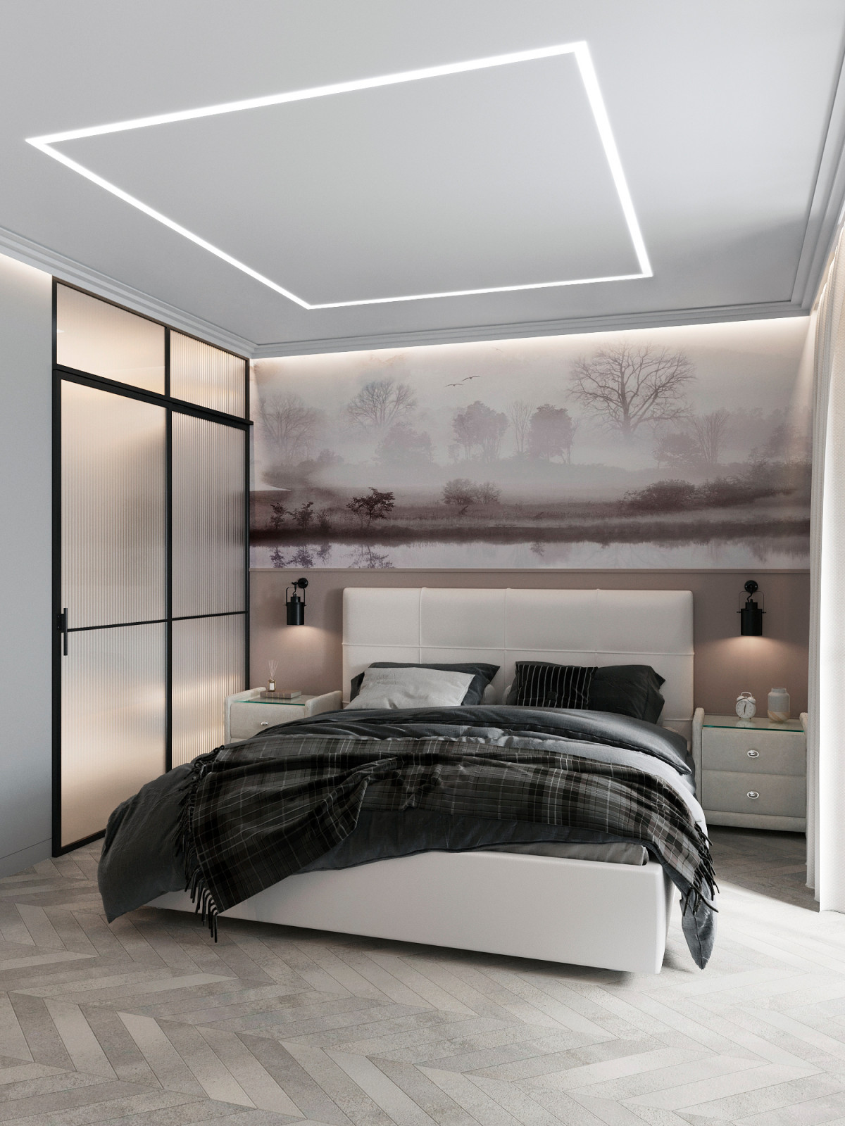 Обложка проекта: Спальня-кабинет