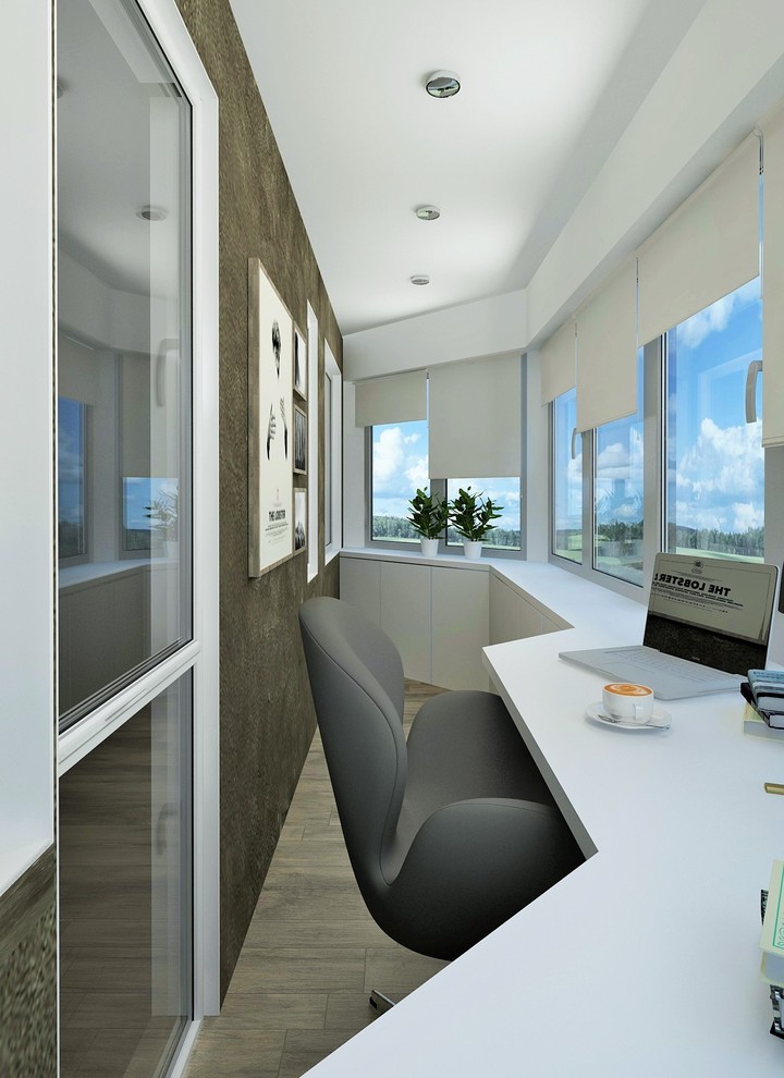 Квартира 55 м2 в ЖК "Западные ворота столицы" в стиле минимализм