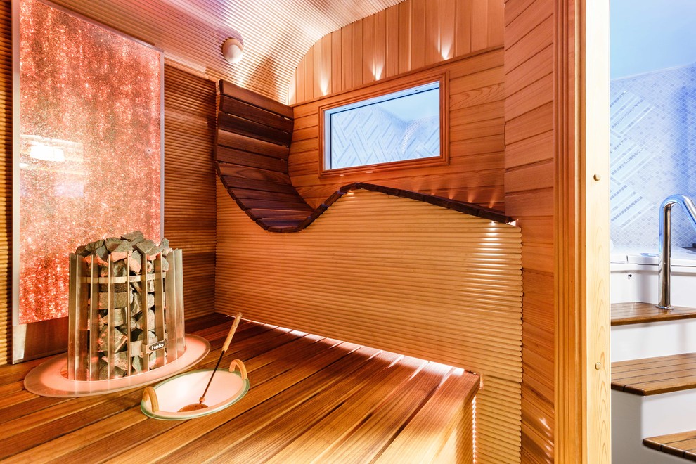 Фотоохота: 61 идея оформления парилки и предбанника