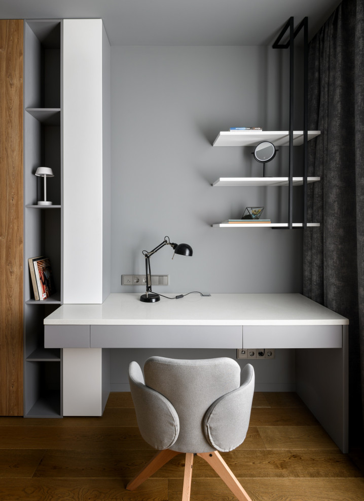 Натуральные материалы в интерьере трехкомнатной квартиры