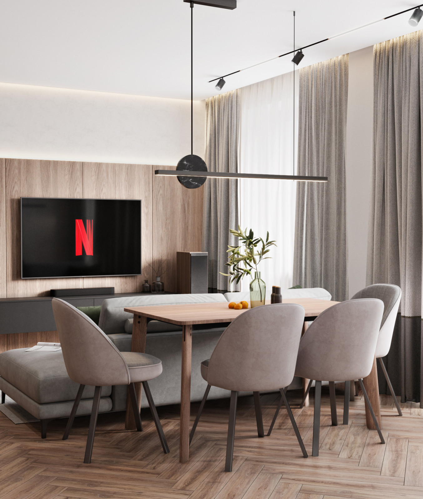 Кухня-гостиная