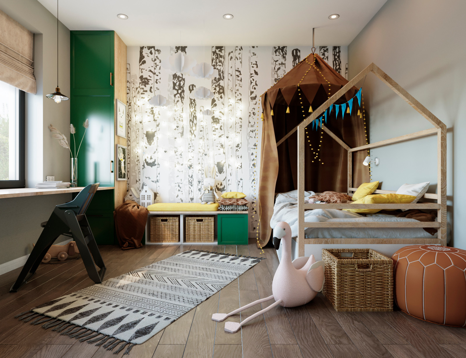 Коттедж с террасой