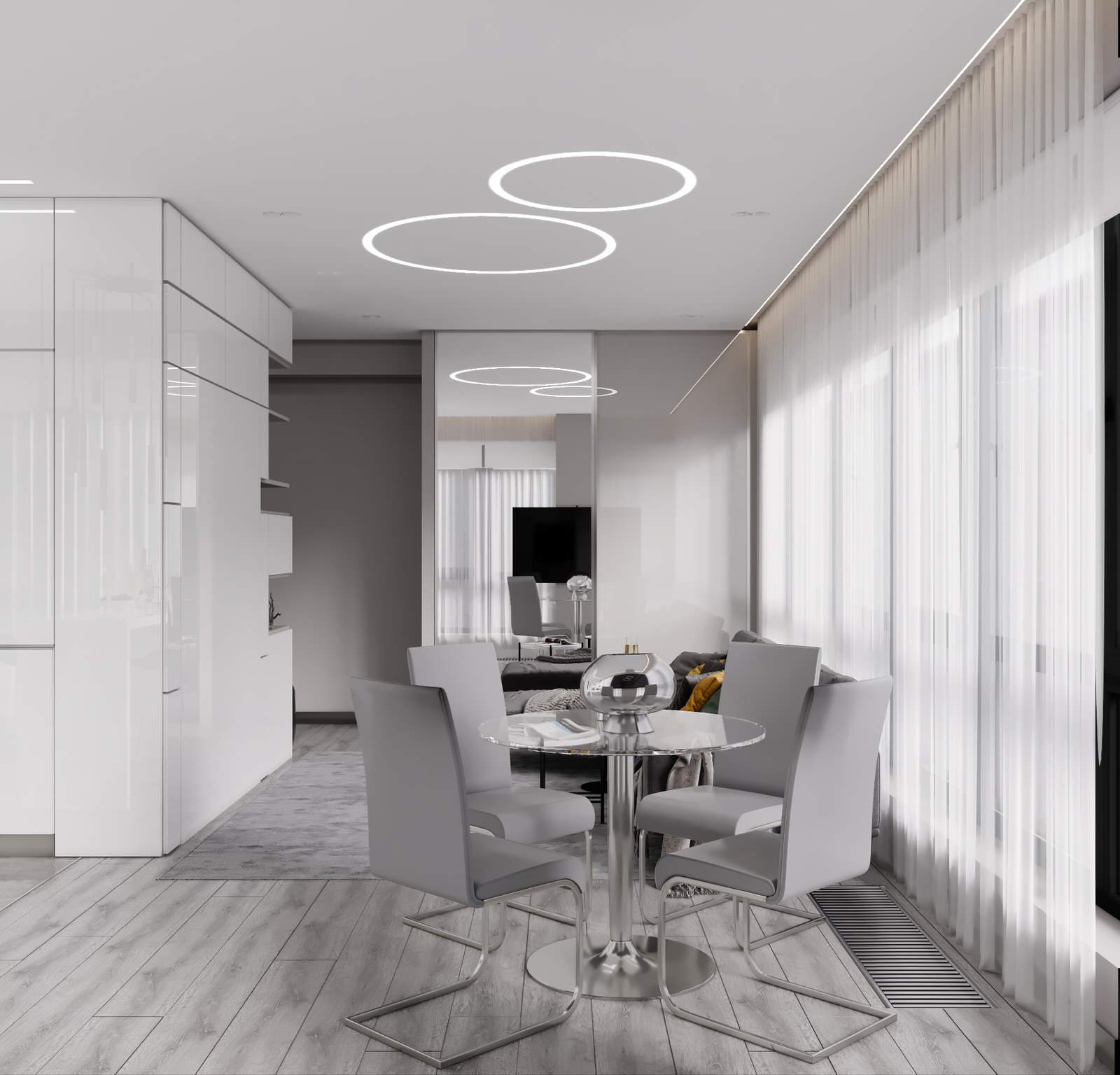 Дизайн квартиры-студии 44 кв.м.в г.Москва ЖК Monodom