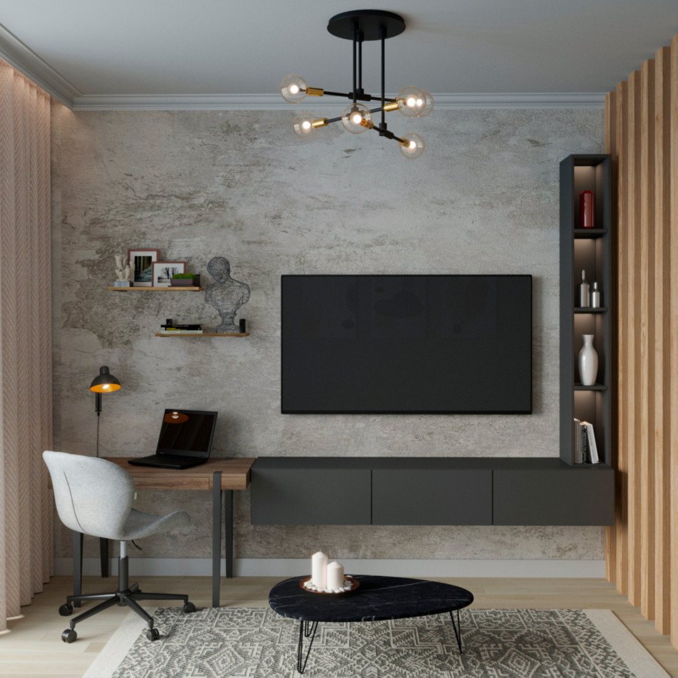 Проект однокомнатной квартиры для семейной пары