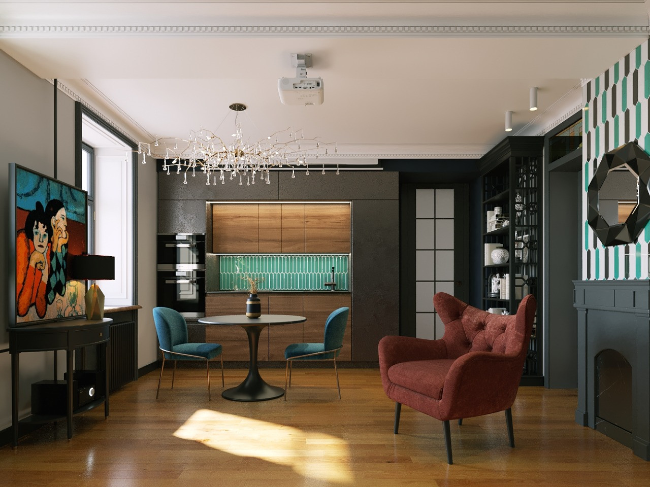 Обложка проекта: Авангардизм в стенах Московского дома постройки 1885г