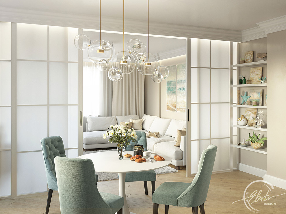 Обложка проекта: Воздушный интерьер ЖК Time