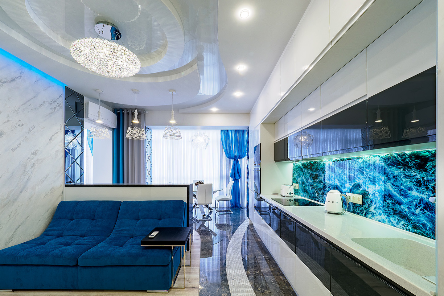 Дизайнерский ремонт квартиры-новостройки на Приморском проспекте