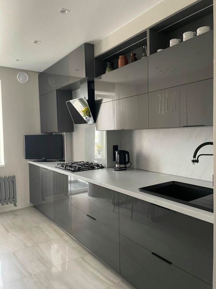 Глянцевая кухня