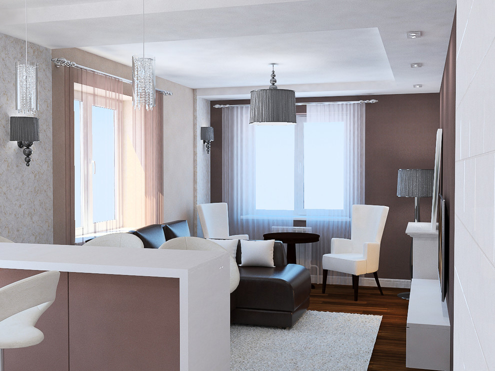 С видом на вечерний город