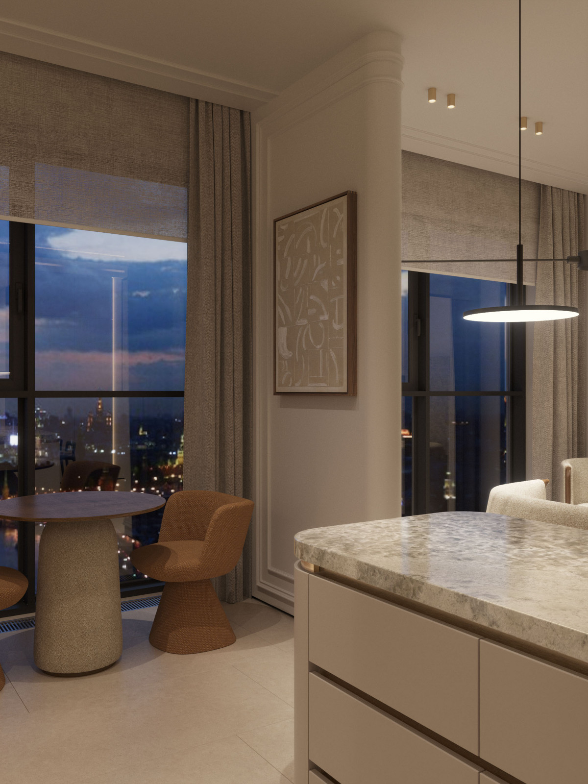 Дизайн-проект квартиры 65м², ЖК Sydney City