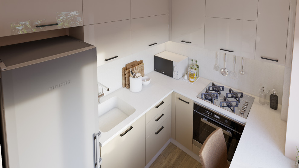 Дизайн двухкомнатной квартиры 44 м2