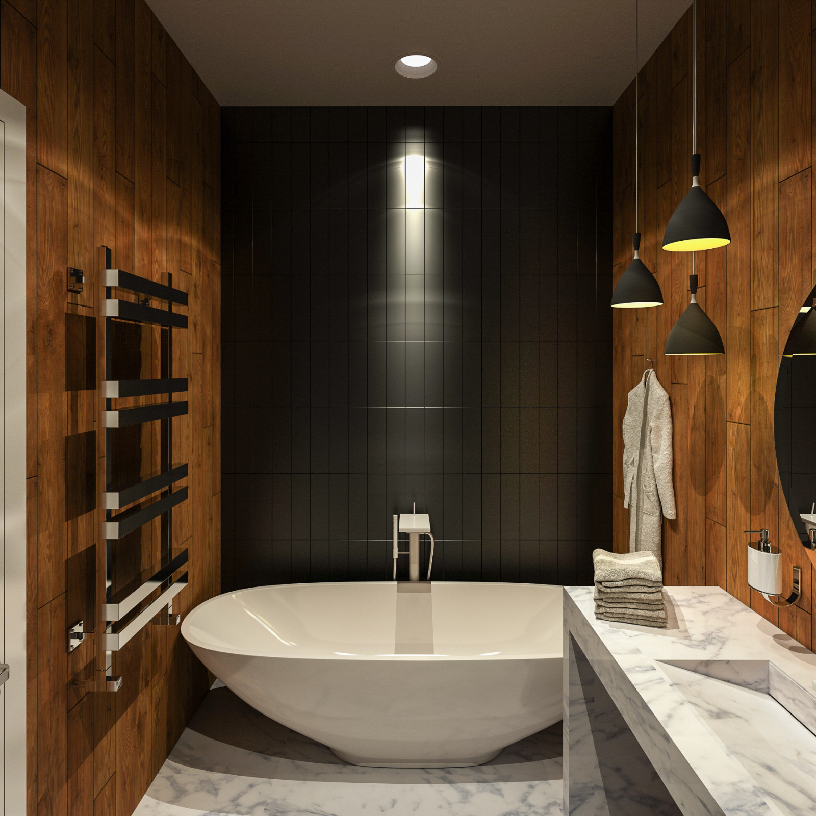 Концепт ванной комнаты