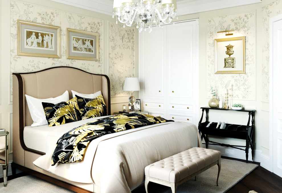 Обложка проекта: Спальня в неоклассическом стиле