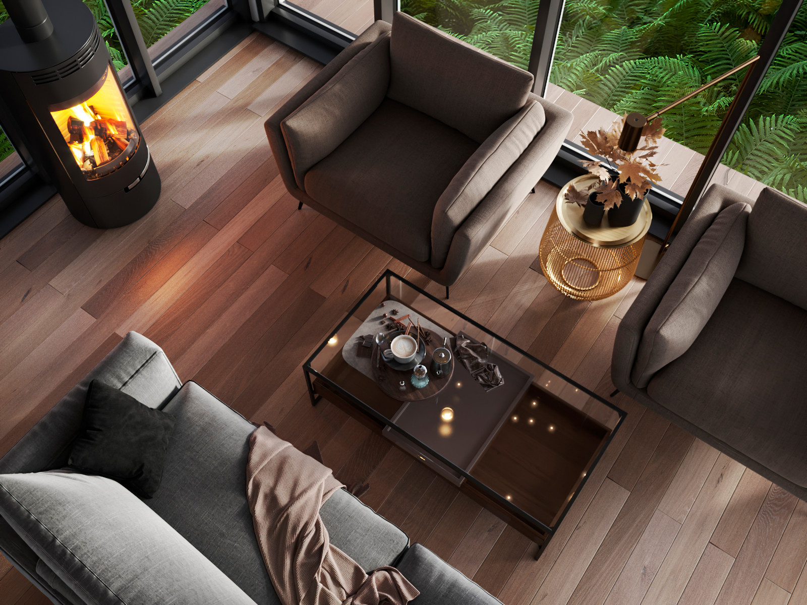 Обложка проекта: Терраса в сосновом бору