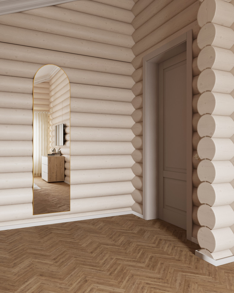 Авторский дом из бревна 135 м² для семьи с двумя детьми в КП Золотые Сосны