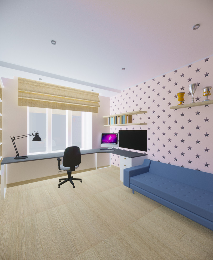 Дизайн 3-х комнатной квартиры в современном стиле для семьи с двумя детьми.