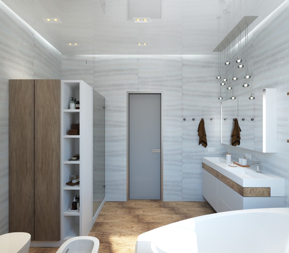 Частный трехэтажный дом