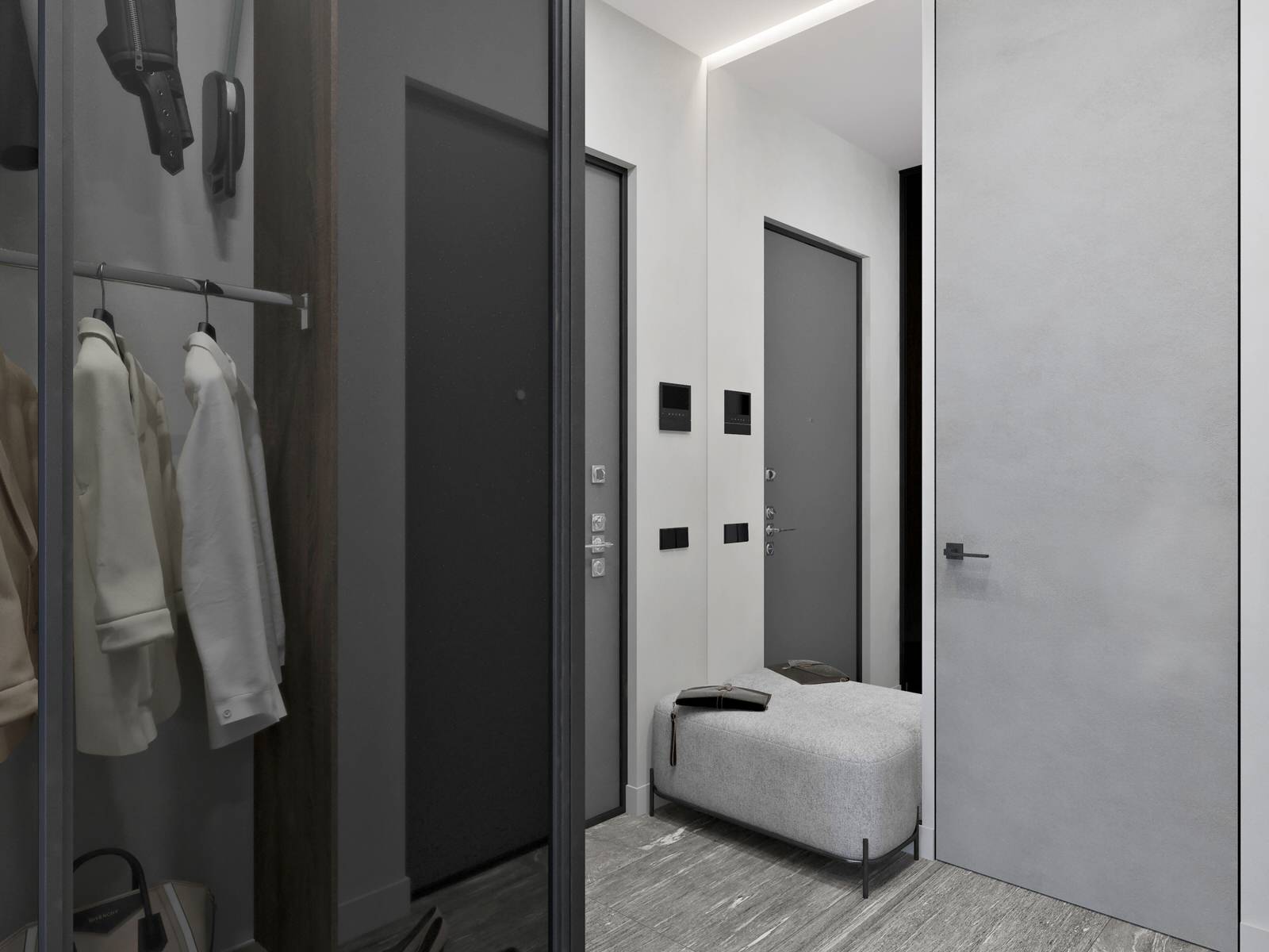 Минималистичный интерьер для молодой семьи