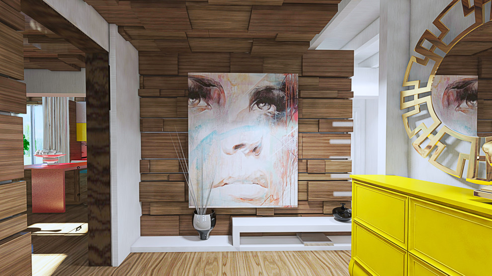 Интерьер чпстного дома поп-арт