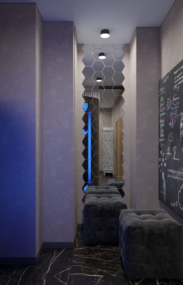 Дизайн массажной студии в стиле эклектика