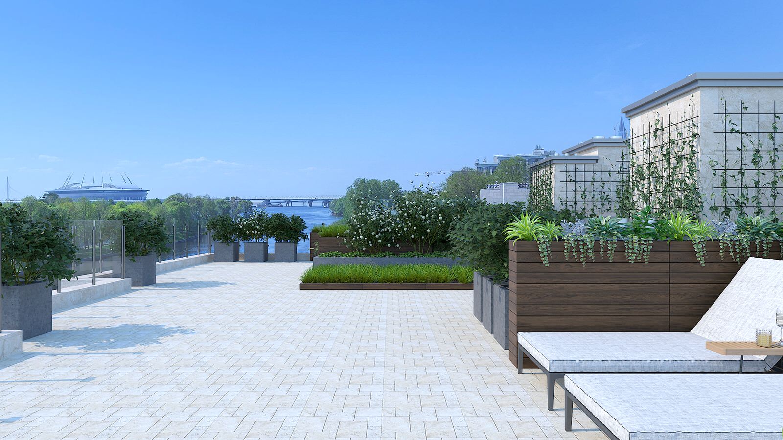 Обложка проекта: терраса в ЖК Стокгольм