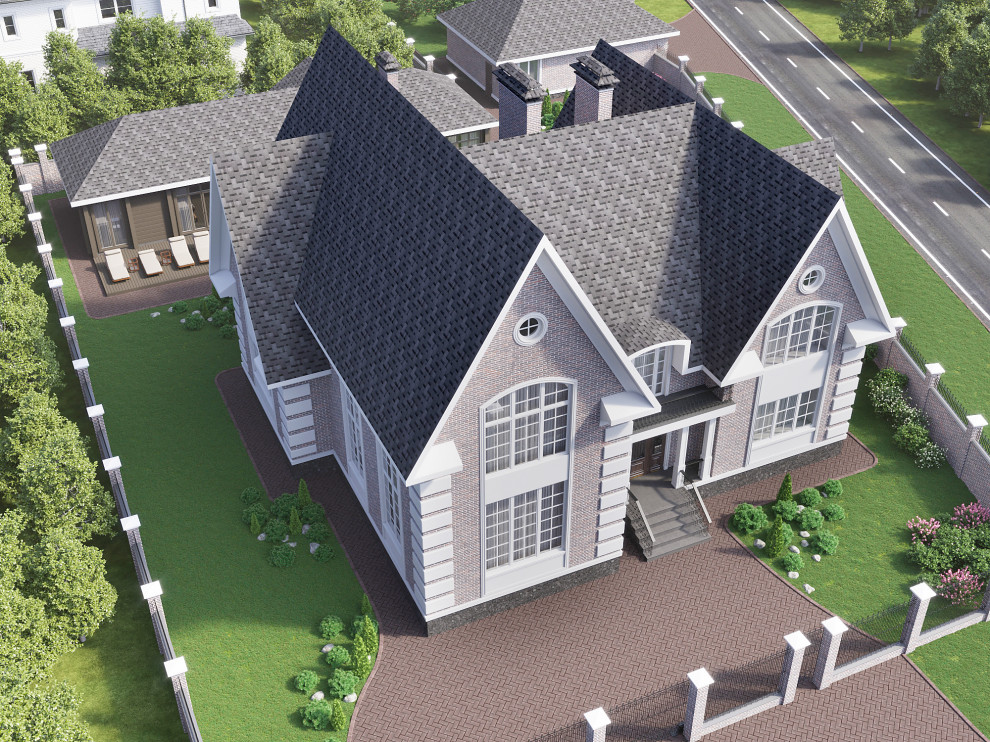 Проект дома со вторым светом 400 кв.м