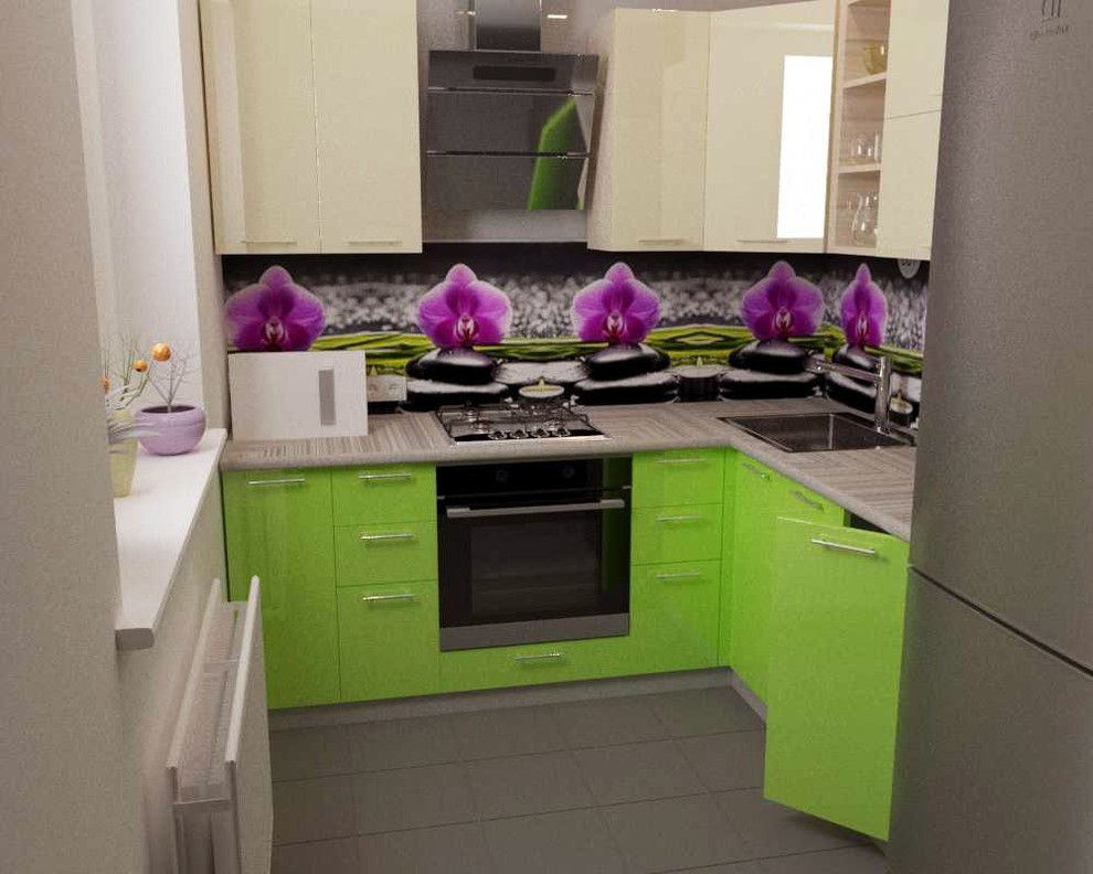 Обложка проекта: Визуализация кухонного гарнитура