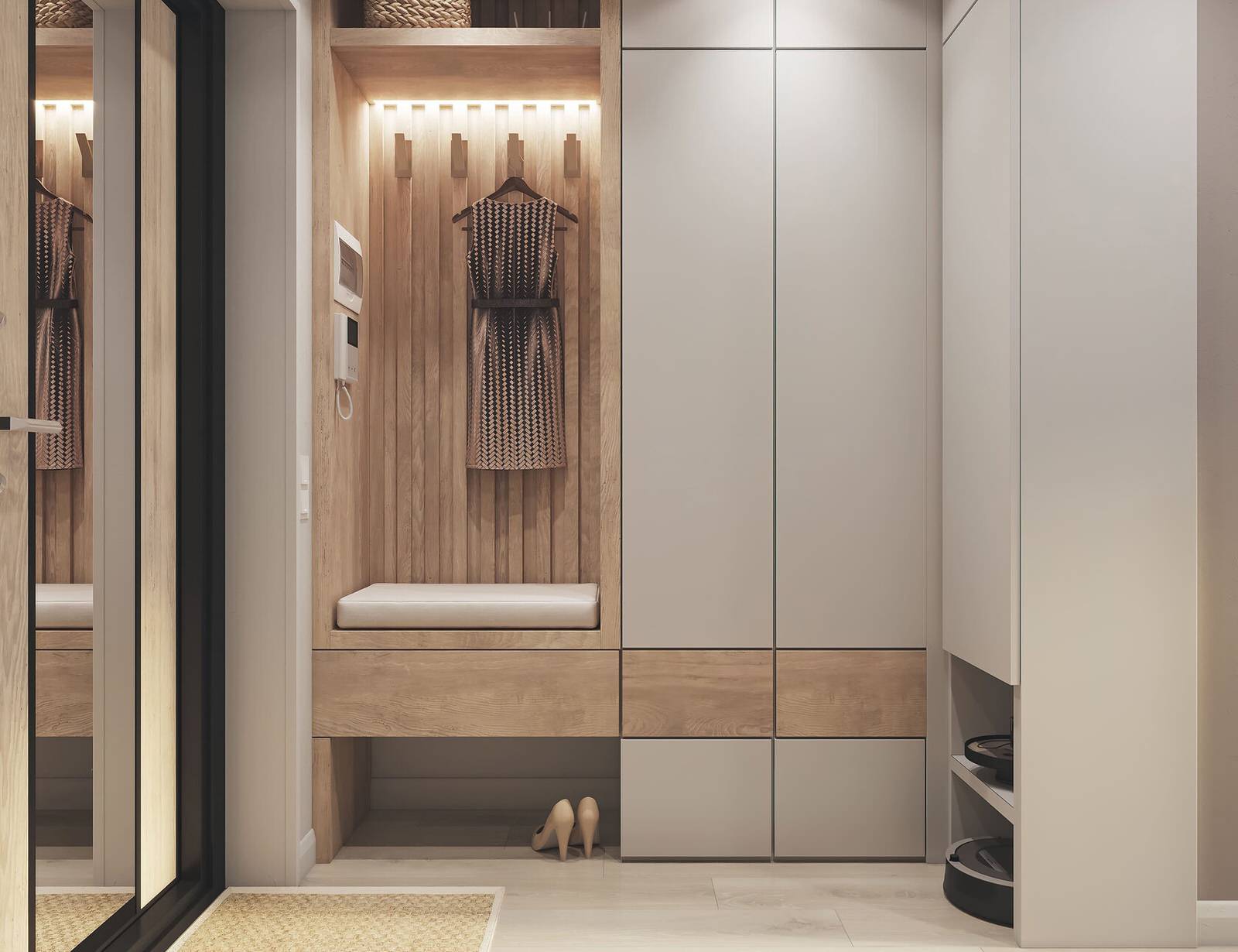 Обложка проекта: Однокомнатная квартира 33,3 м2, Москва