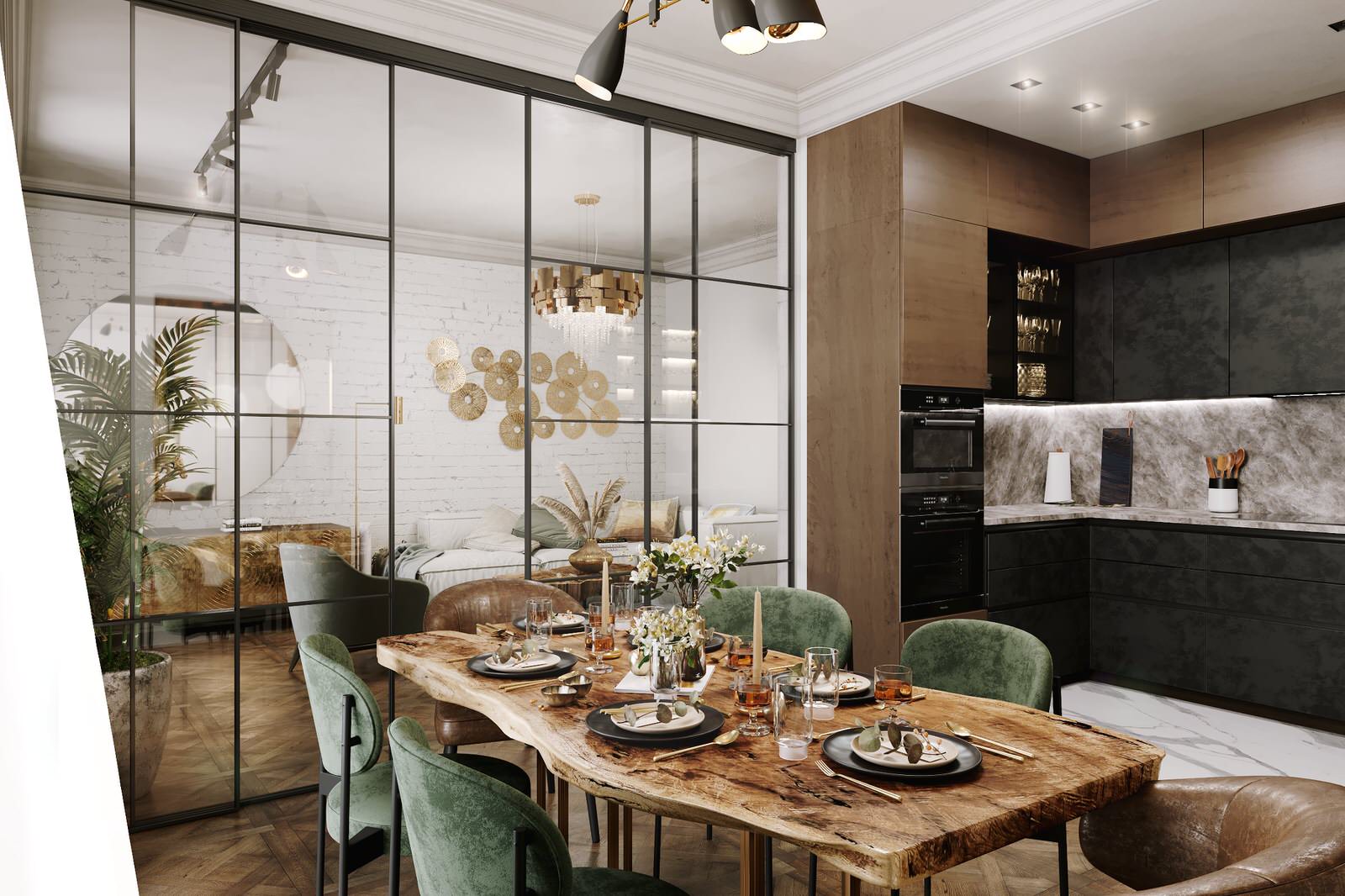 Art Deco in loft space