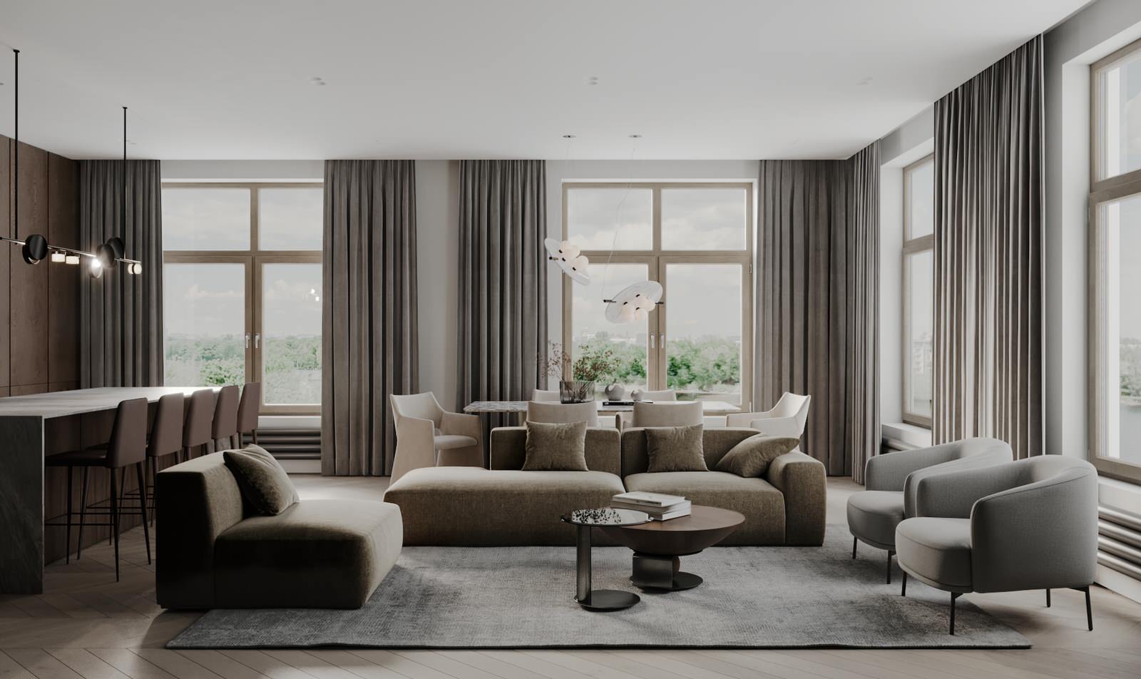 Жилой комплекс премиум-класс "Neva Haus"  140м2., проект 2024г.