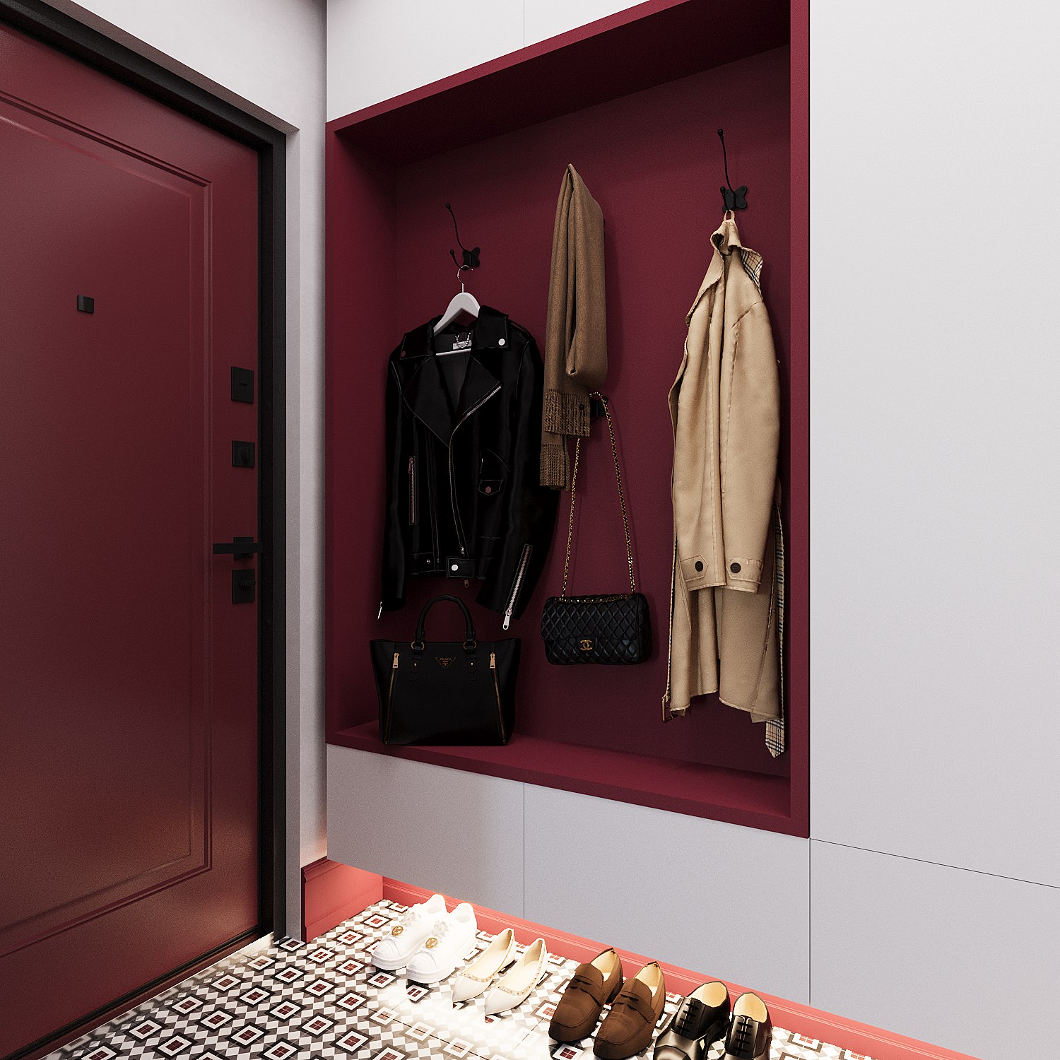 Дизайн проект квартиры 80 кв.м.