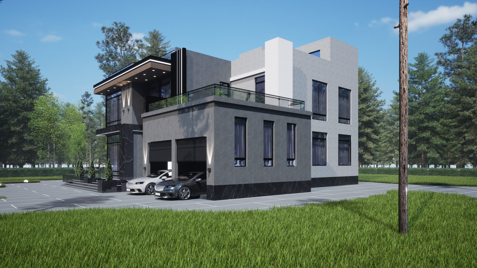 архитектурный проект жилого дома_500 кв.м.