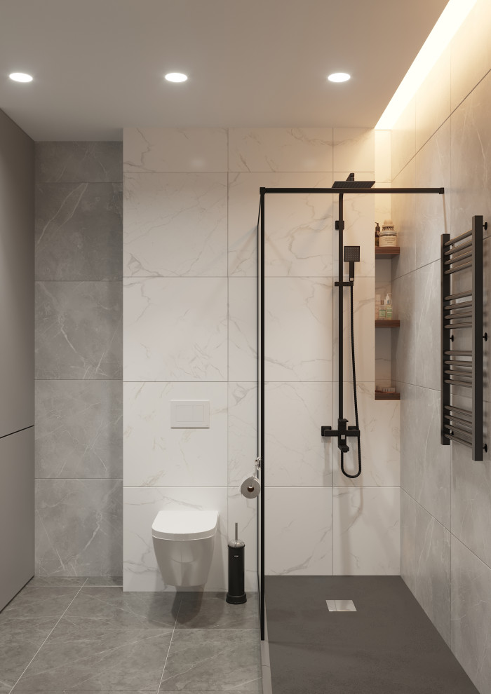 Душевая в ванной