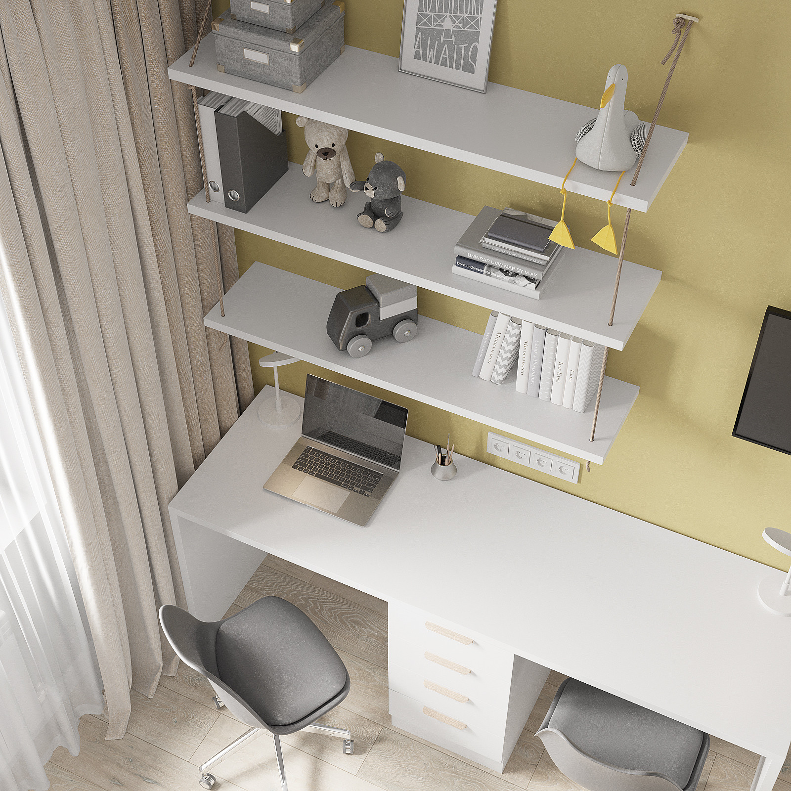 Дизайн-проект квартиры 37,74 кв.м. г.Томск ЖК Северный парк