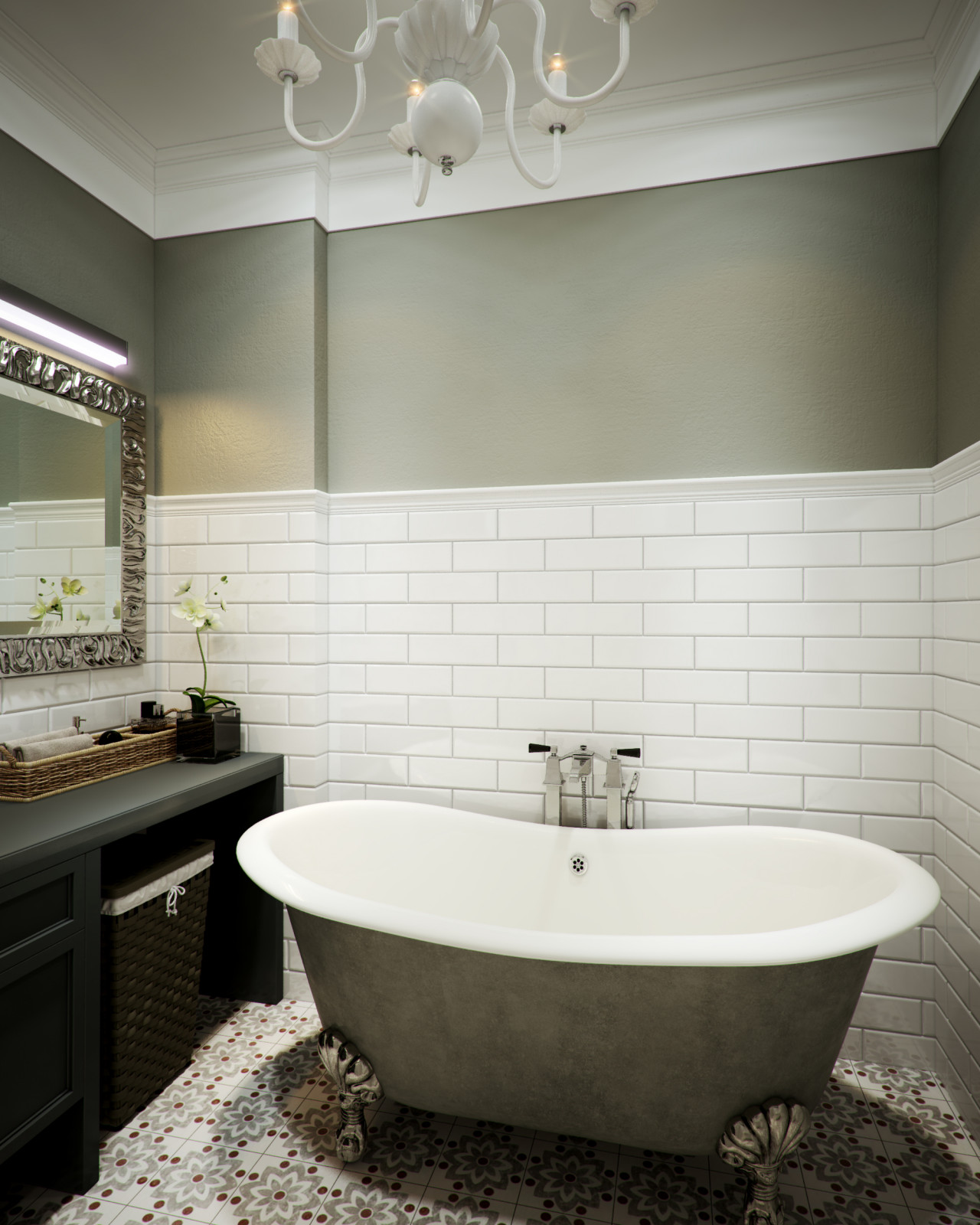 Квартира в Скандинавском стиле 130 м2