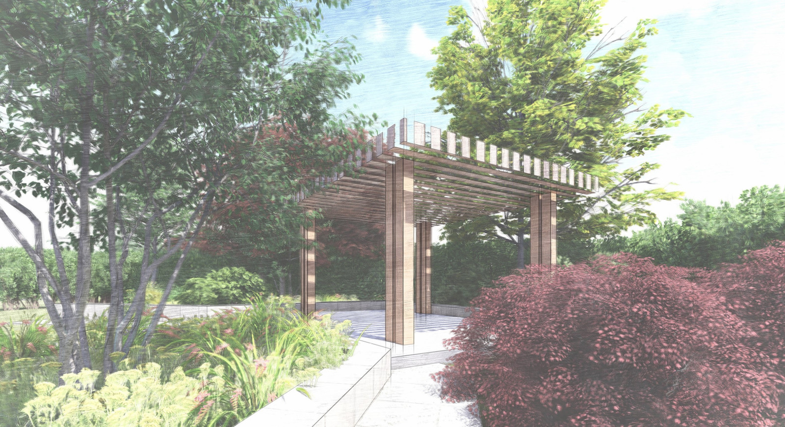 В пурпурной гамме. Ренессанс Парк. 2019 г.