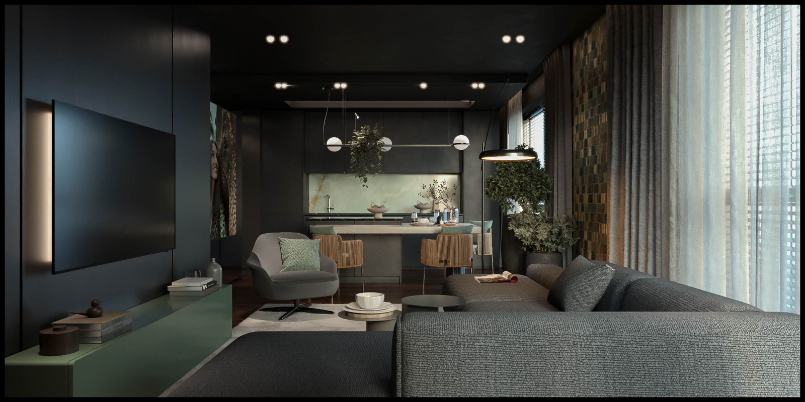 Обложка проекта: Московская квартира ЖК Метрополия