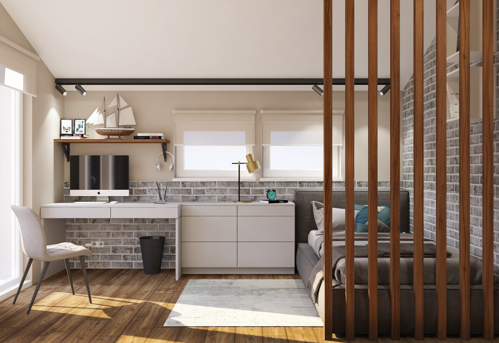 Современный двухэтажный жилой дом в Колтушах 130м2