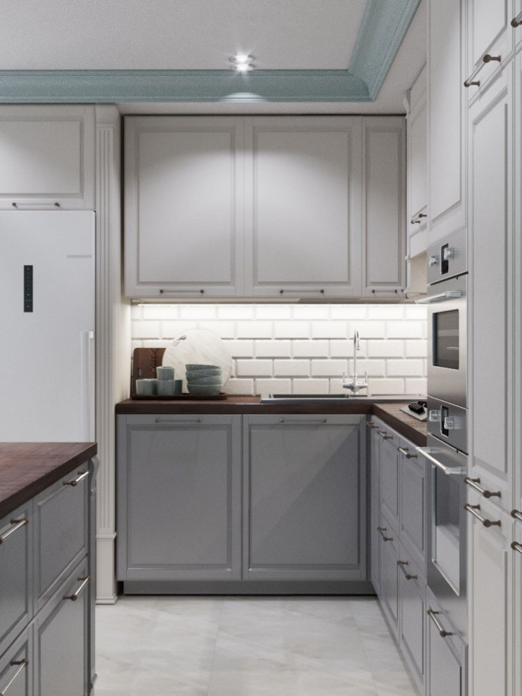 Обложка проекта: Кухня в стиле неоклассика