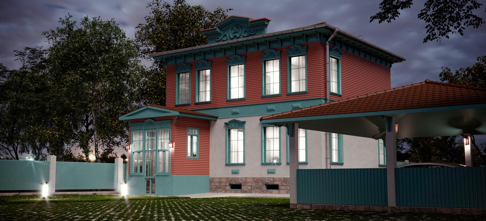 Обложка проекта: Усадьба в Казани