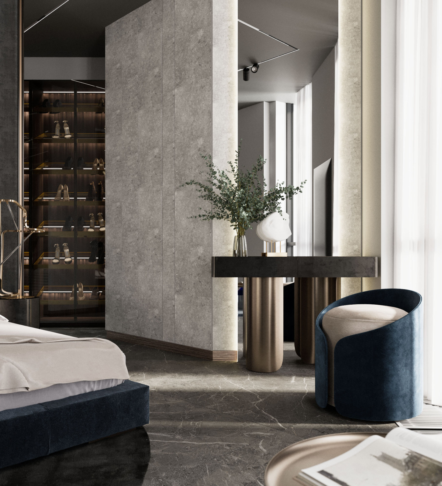 Интерьер квартиры 150 кв. м в ЖК «Плотничный» в Нижнем Новгороде